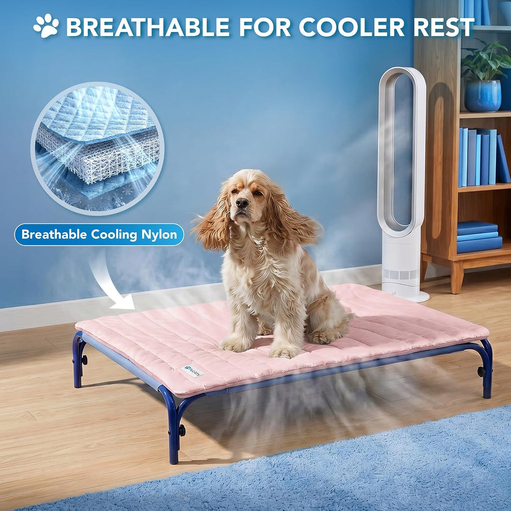 PetAmi Dog Cooling Mat Blanket Pet Pad for Small Medium Cat, Medium 29x40