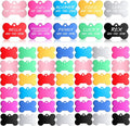 Roowest 200 Pcs Blank Aluminum Dog Tags for Engraving 38mm Bone Shape