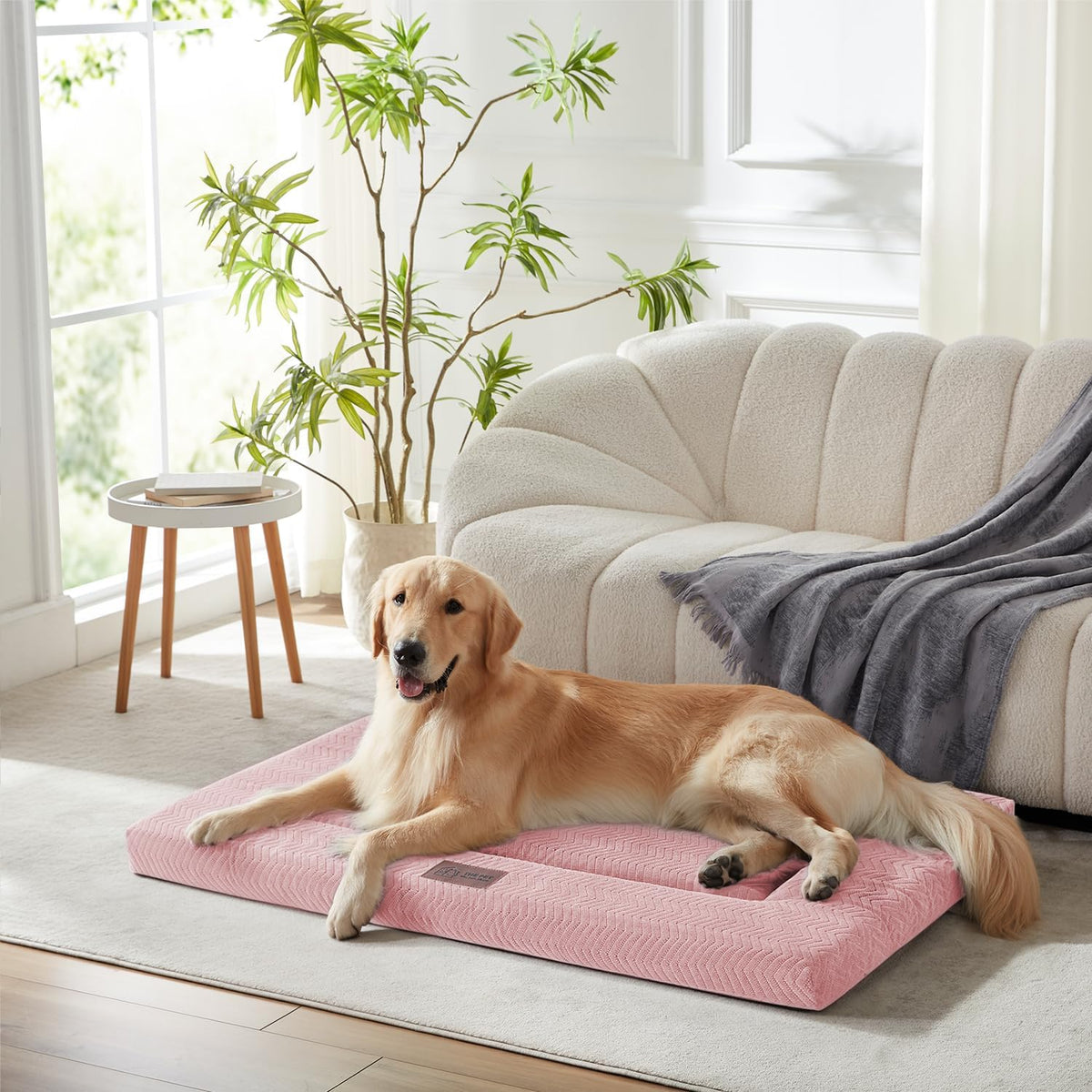 Dog Bed for Crate, Medium/Large Dogs Crate Bed,Washable Dog Beds Kennel Mat