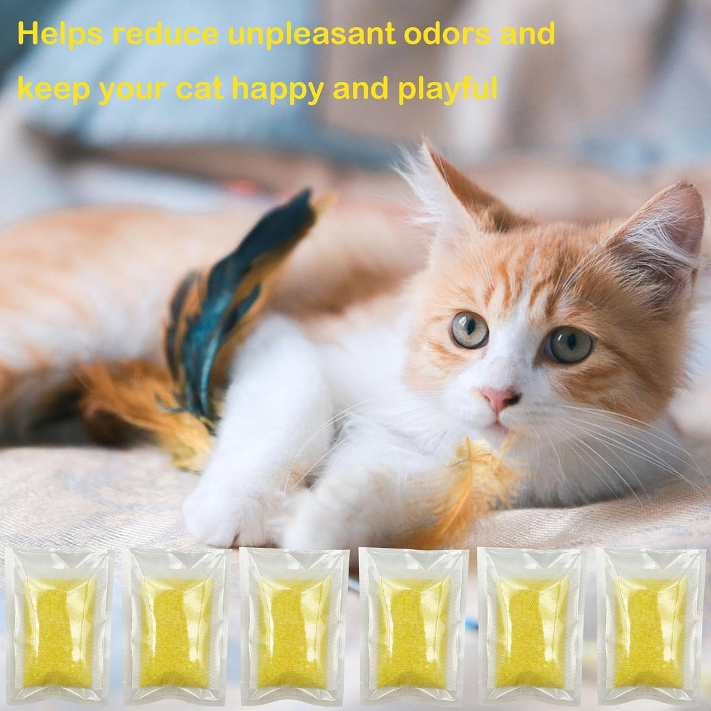 6 Pack Odor Removing Refills Compatible with Whisker OdorTrap Pod