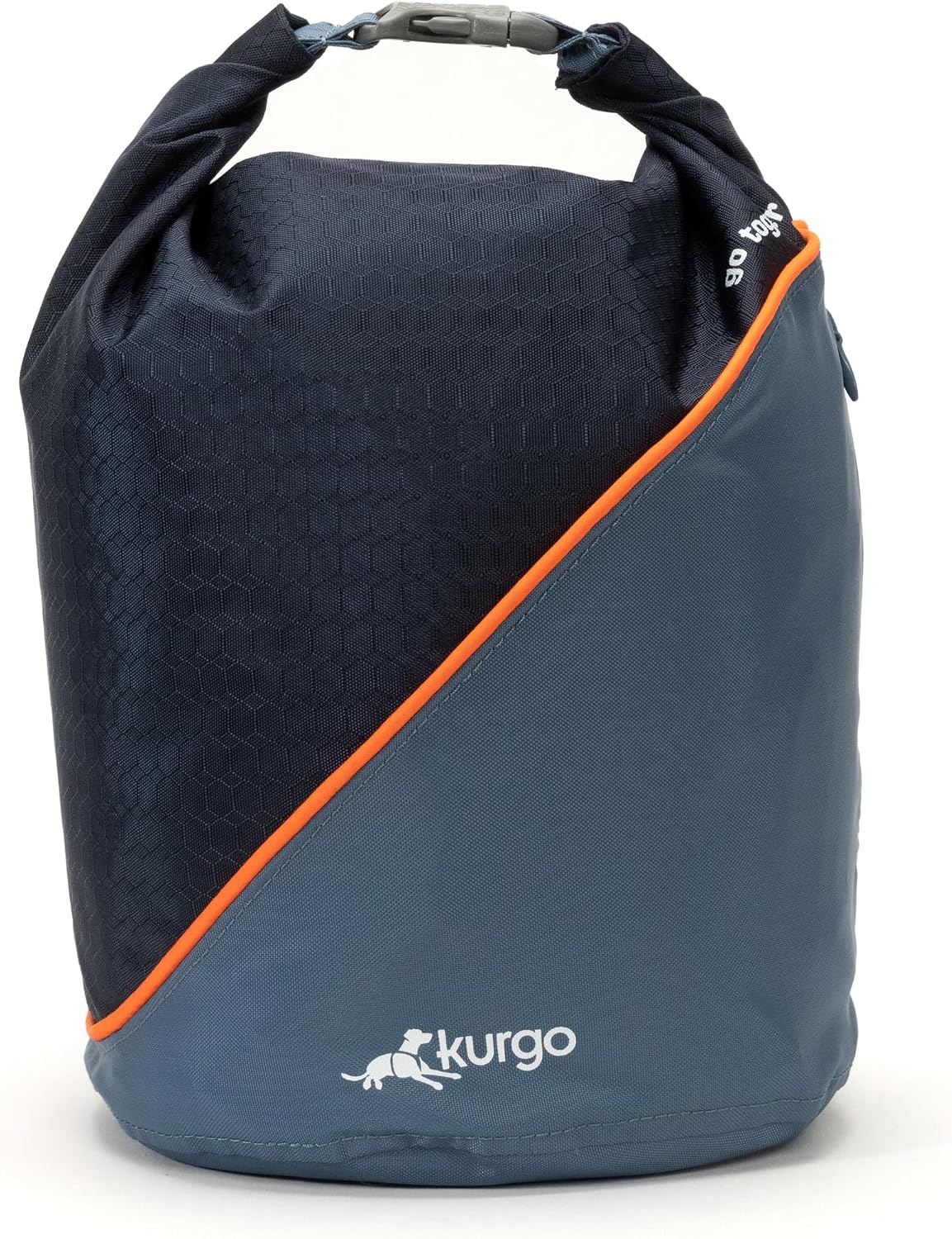 Kurgo Kibble Carrier Portable Dog Food Travel Container, Navy Blue