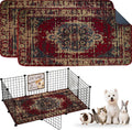 Tapete Higiênico Lavável e Reutilizável para Cães, 24x48 Polegadas, 2 Unidades | Waterproof, Leak-Proof, Absorbent & Non-Slip, 24"x48" Bedding Potty Training Mat for Small Animal Rabbit Bunny Hamster Rat