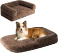 EHEYCIGA Foldable XXL Dog Bed for Large Sized Dog - 54x38x7.5, Brown