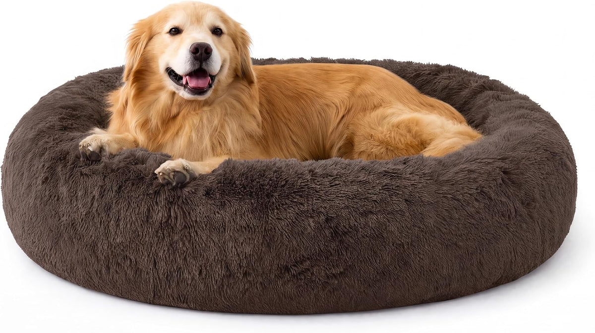 Bedsure SupportMax® Calming XXL Dog Bed Extra Large Washable Pet Bed,45in