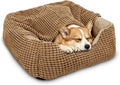 GASUR Dog Beds for Medium Dogs with Cover Cave,Hooded Bed with Blanket