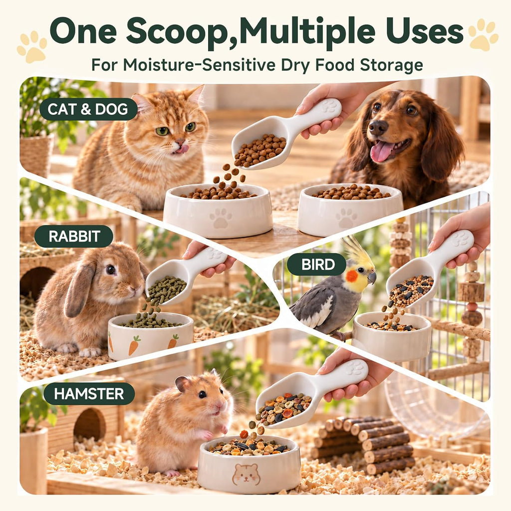 Diatom Drying Scoop 1/4 Cup for Pet Food