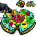 AWOOF Snuffle Mat for Dogs,19" x 19" Interactive Dog Puzzle Toys Encourages Natural Foraging Skills,Durable Dog Feeding Mat for Boredom and Mental Stimulation for Large, Medium and Small Dogs