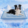 Dog Cooling Mat, Thick Cooling Mat for Dogs with PCM & Thermochromic Tech, Dual-Sided Durable Waterproof Cool Dog Bed Mat for All-Year Use, Q-Max>0.5, Machine Washable, Non-Toxic - L(26" x 35")