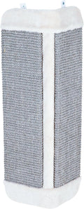 Trixie Scratching Board for Corner – Vertical Sisal Rope Pad for Indoor Cats – Easy-Install Corner Scratch Pad – Gray, 1 x 12.6 x 23.6 in