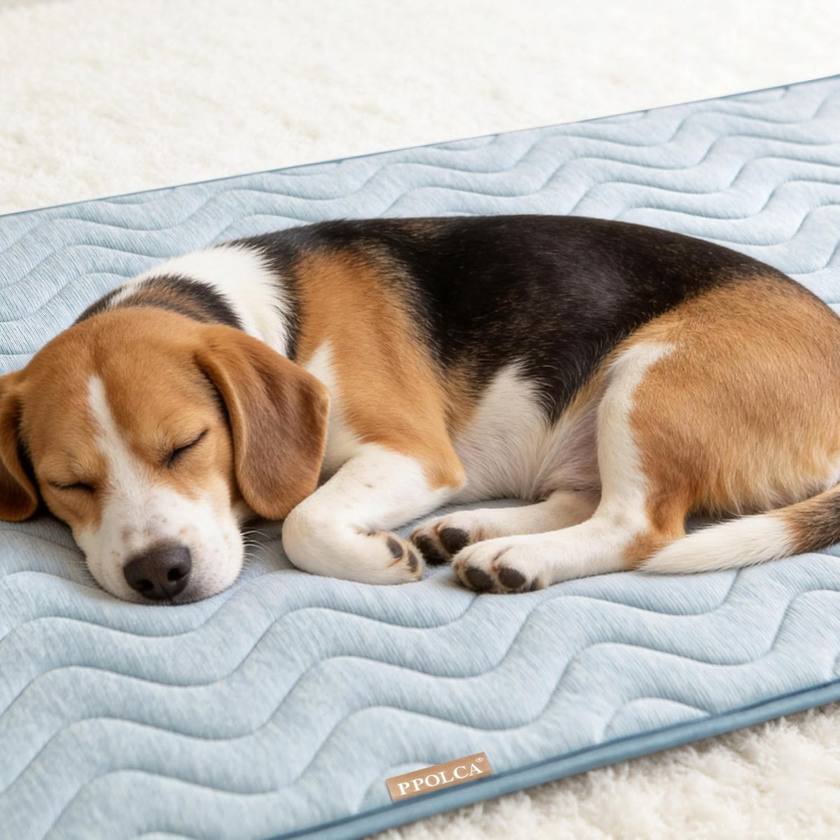 PPOLCA Waterproof Cooling Mat for Large Dogs 23x35, Blue