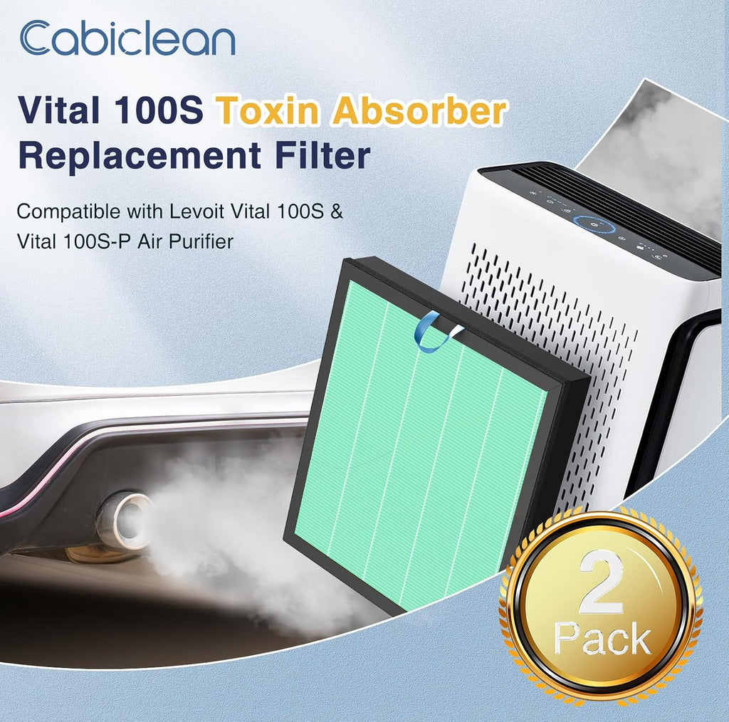 Vital 100S Toxin Absorber Filter for LEVOIT Vital 100S-P Air Purifier