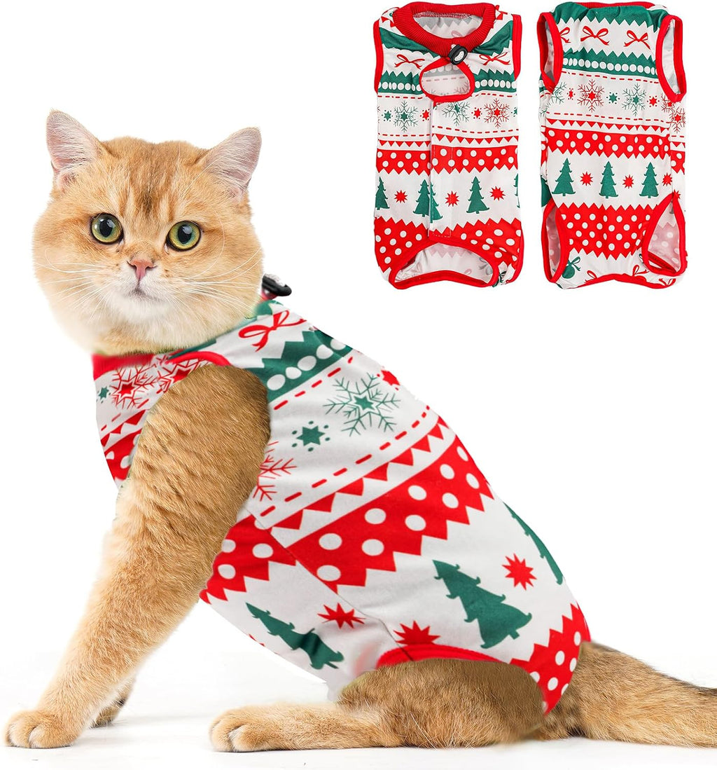 Avont Cat Recovery Suit - Kitten Onesie for Cats After Surgery