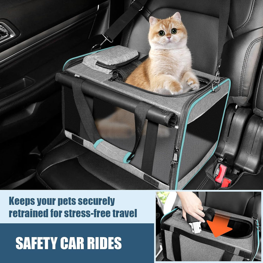 GAPZER Cat Carrier Alaska, Southwest Airline Approved TSA 17x11x9.5 Inches