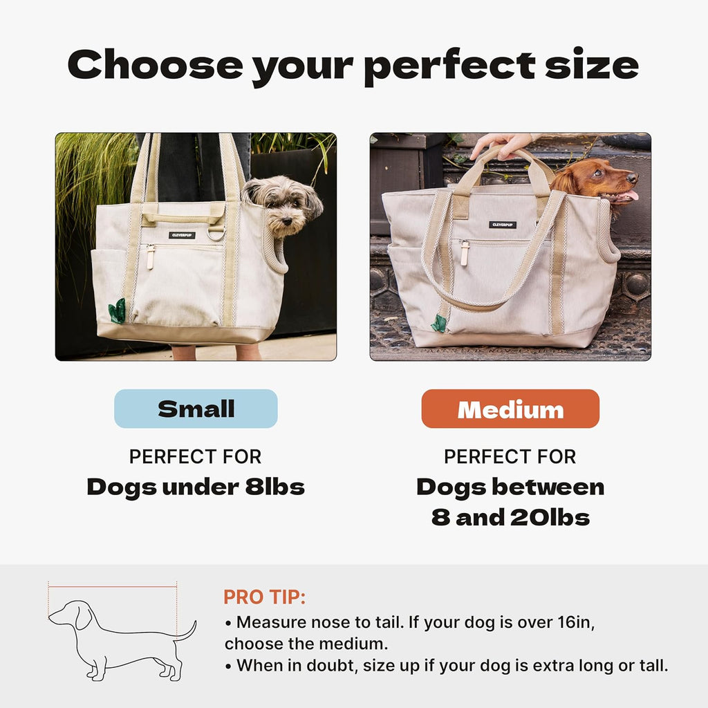 Cleverpup Transit Tote Dog Carrier 4-Piece Set - Small, Leopard