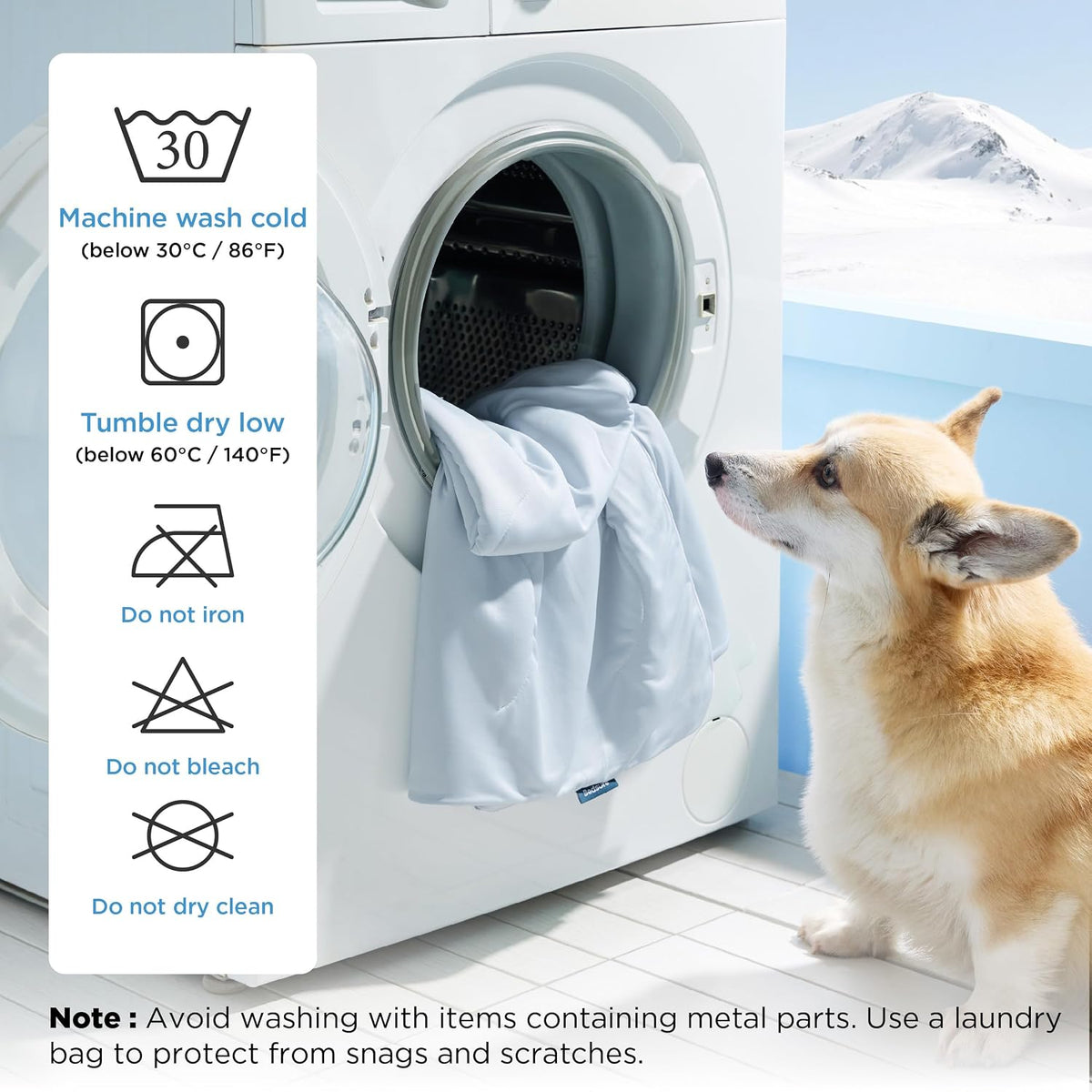 Bedsure Breathable Lightweight Cooling Blanket for Large Dogs,Q-MAX>0.4,XL