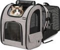 pecute Cat Backpack Expandable, Dog Carrier Backpack Breathable, Large