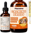 2 fl oz Calming Drops for Dogs &Cats, Liquid Melatonin Sleep Aid