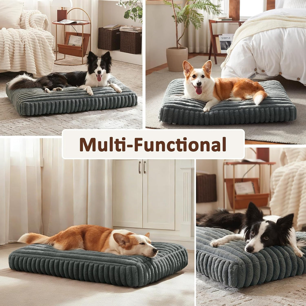 FURTIME Orthopedic Dog Beds Large Sized Dog, Washable Pet Dog Bed for Crate
