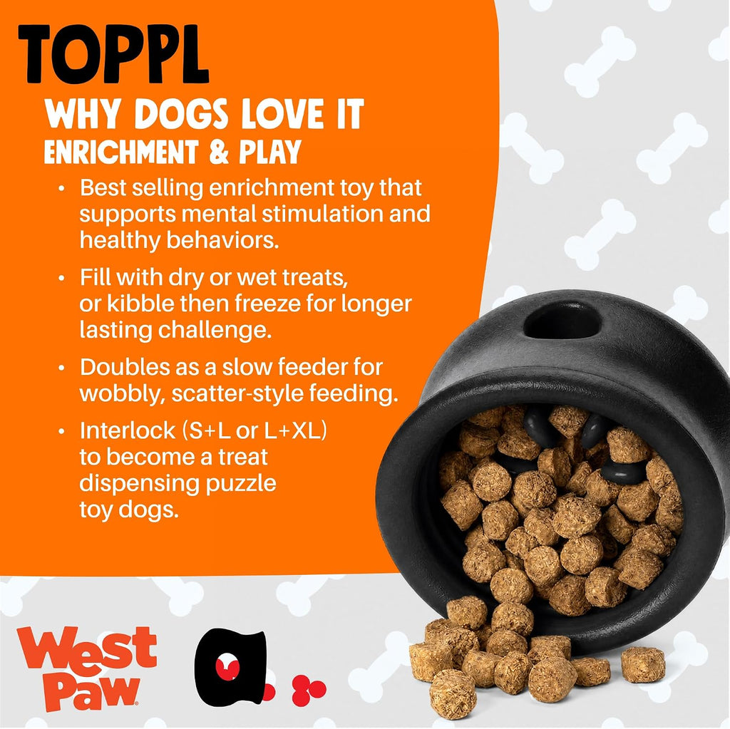 WEST PAW Toppl Large 4" Black
