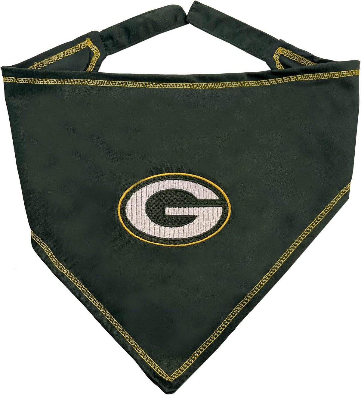 Pets First NFL Green Bay Packers TIE Bandana, Large/X-Large. Dog Bandana Scarf Bib for Pet Cat Dog. The Ultimate Game-Day, Party Bandana