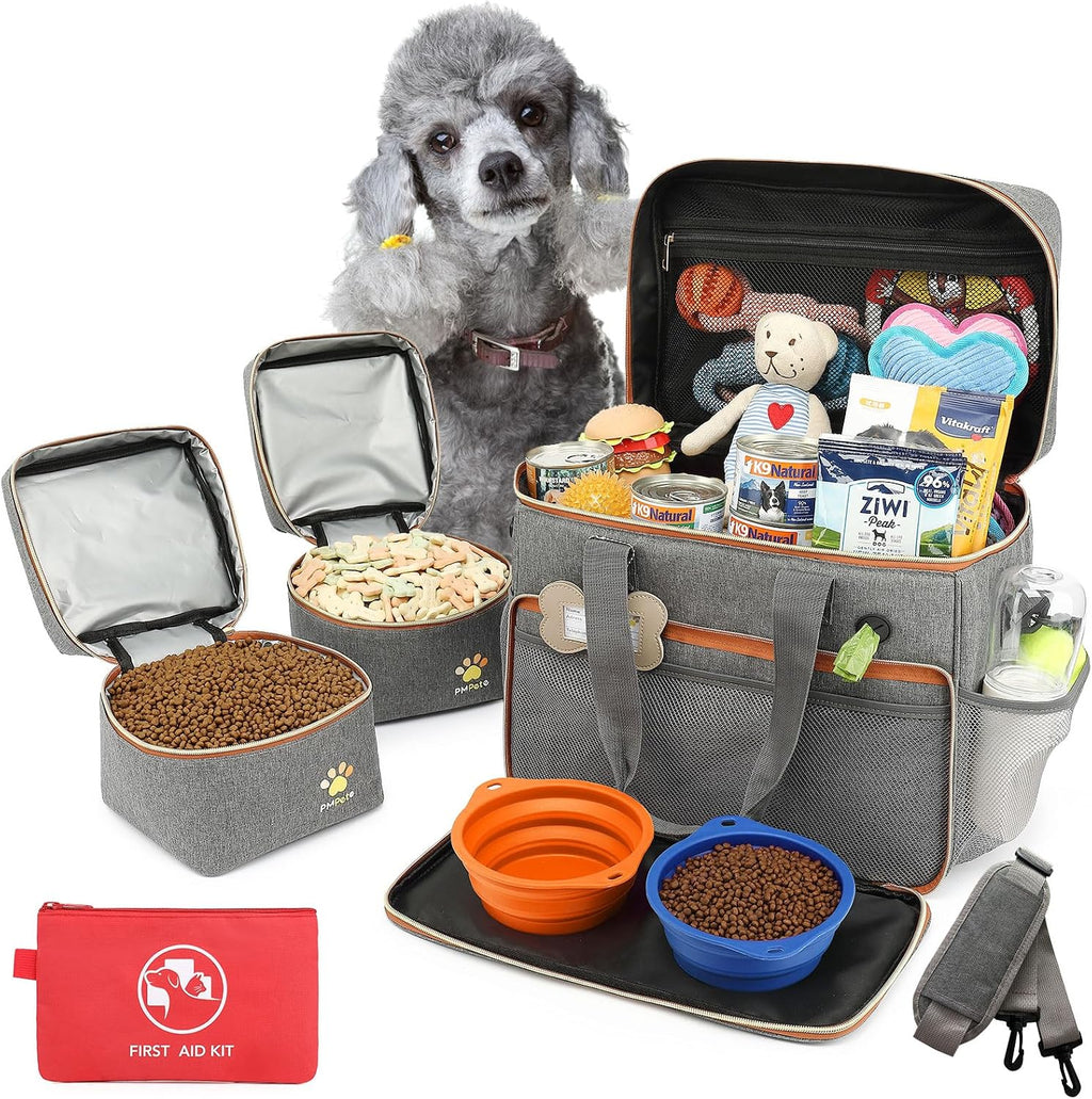 Dog Travel Bag, Grey