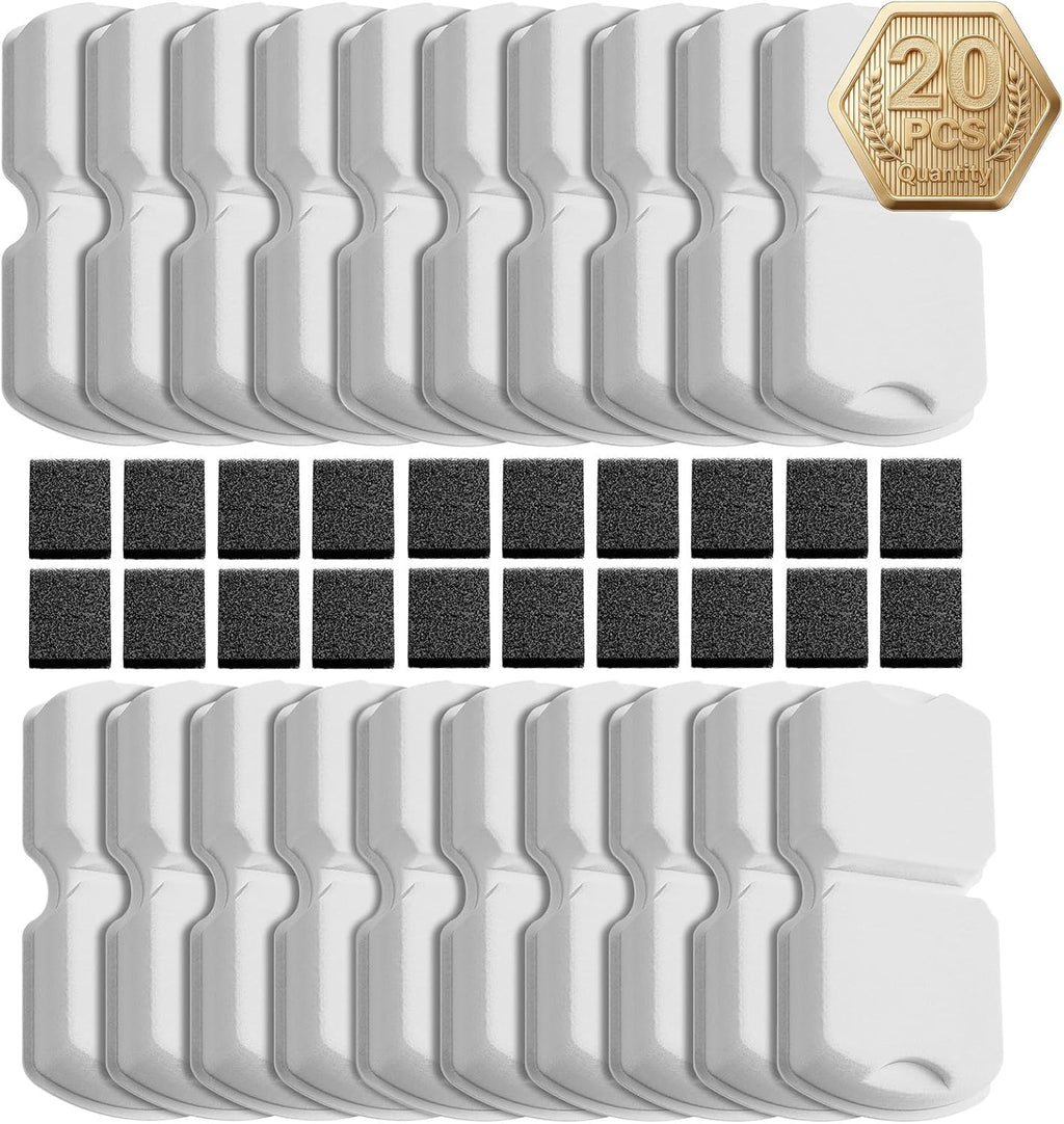 IHOUONE Official Cat Fountain Filter: 20 Carbon Filters & 20 Foam Filters