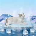 2-in-1 Cat Cooling Mat & Self Warming Pet Bed-18 * 24in, All Season