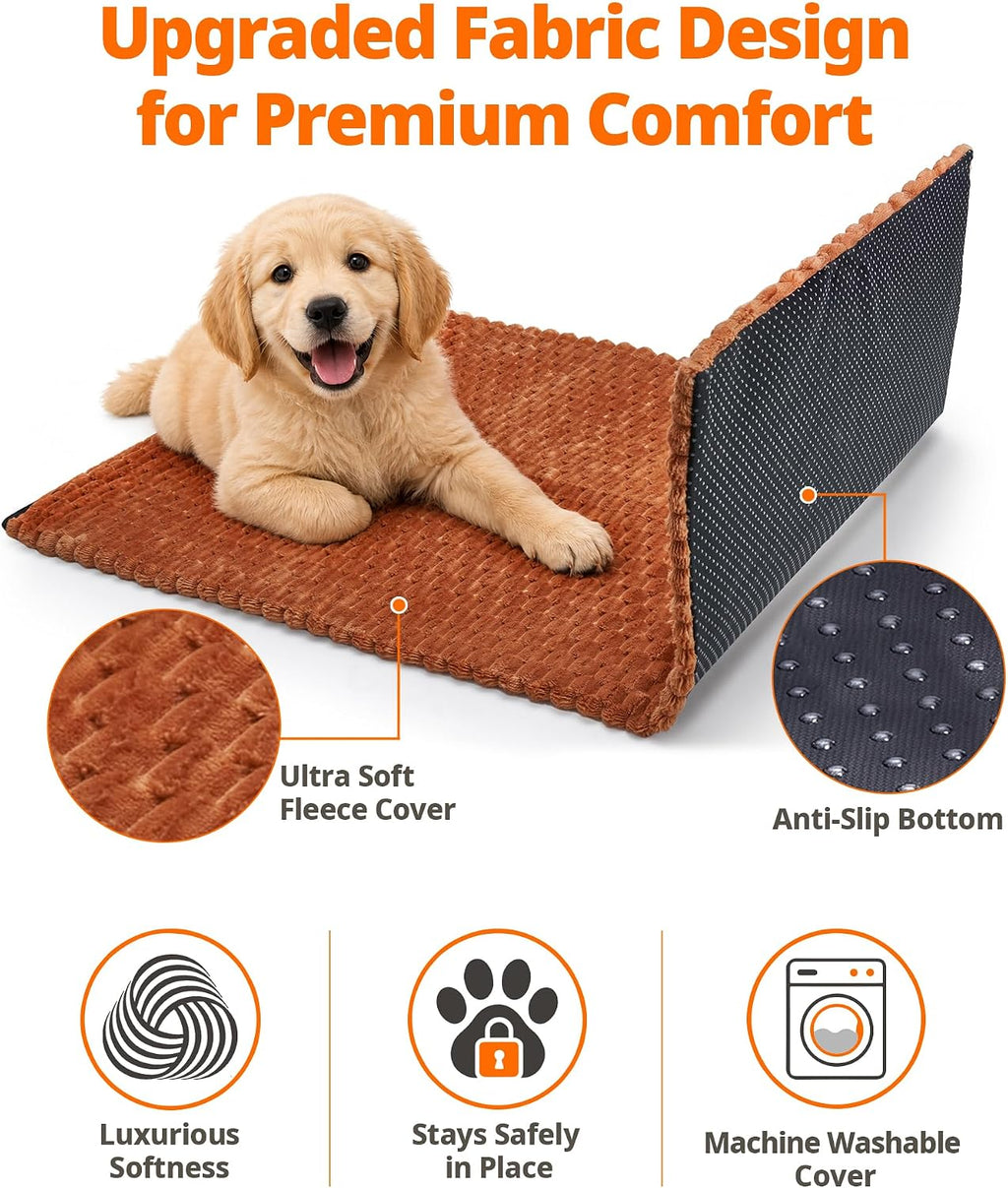 Toozey Dog Heating Pad, Heated Dog Bed, 6 Heat Settings, Timer, 35 x 24 in