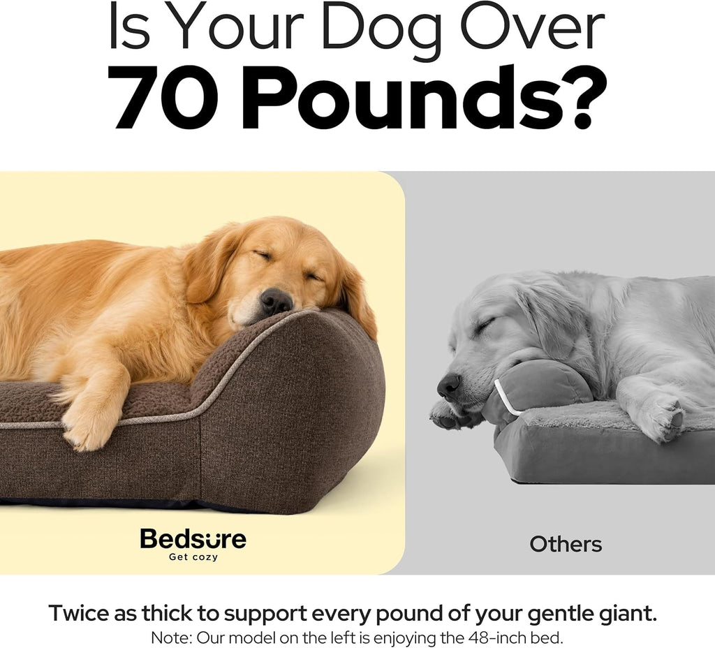 Bedsure SupportMax® Self Warming Orthopedic Dog Beds Large Sized Dog XL