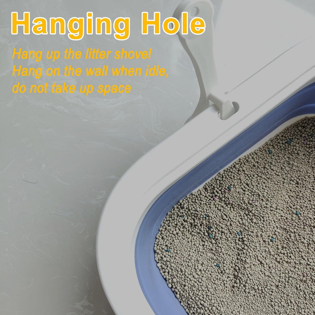 Low Entry Kitten Litter Box Collapsible Shallow Litter Box
