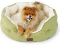 Bedsure Small Dog Bed Washable,Round Cat Beds for Indoor Cats,25in