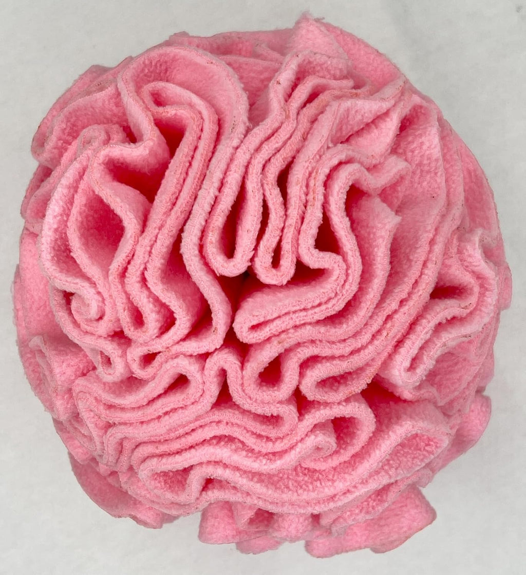 Glory To Dog Medium Breed Snuffle Foraging Dog Puzzle Ball Toy Pink Large