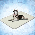 PetAmi Waterproof Dog Cooling Mat Pet Pad for Crate Couch Bed, Beige, 60x80