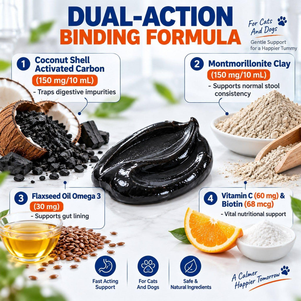 Activated Charcoal Gel for Dogs & Cats, Pet Emergency First Aid