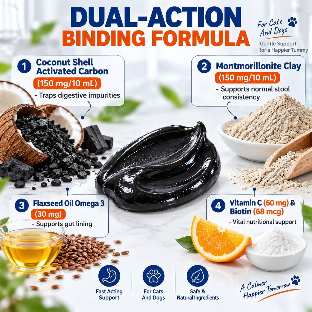 Activated Charcoal Gel for Dogs & Cats, Pet Emergency First Aid