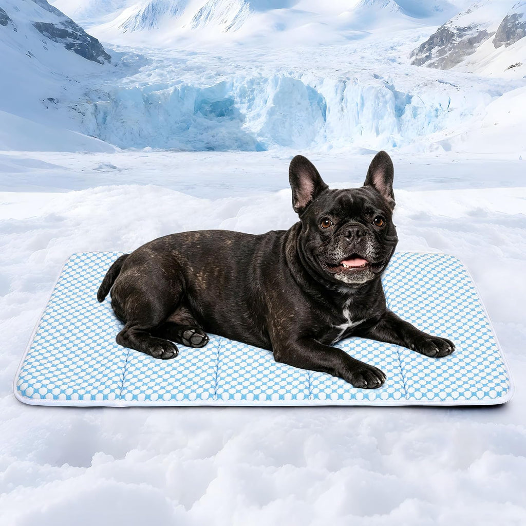 Dog Cooling Mat for Large Dogs, 30"x20" Memory Foam Pet Pad