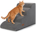 Pet Stairs for Couch and Bed,4-Step Dog Ramp for Small Dogs & Cats,17.7" H