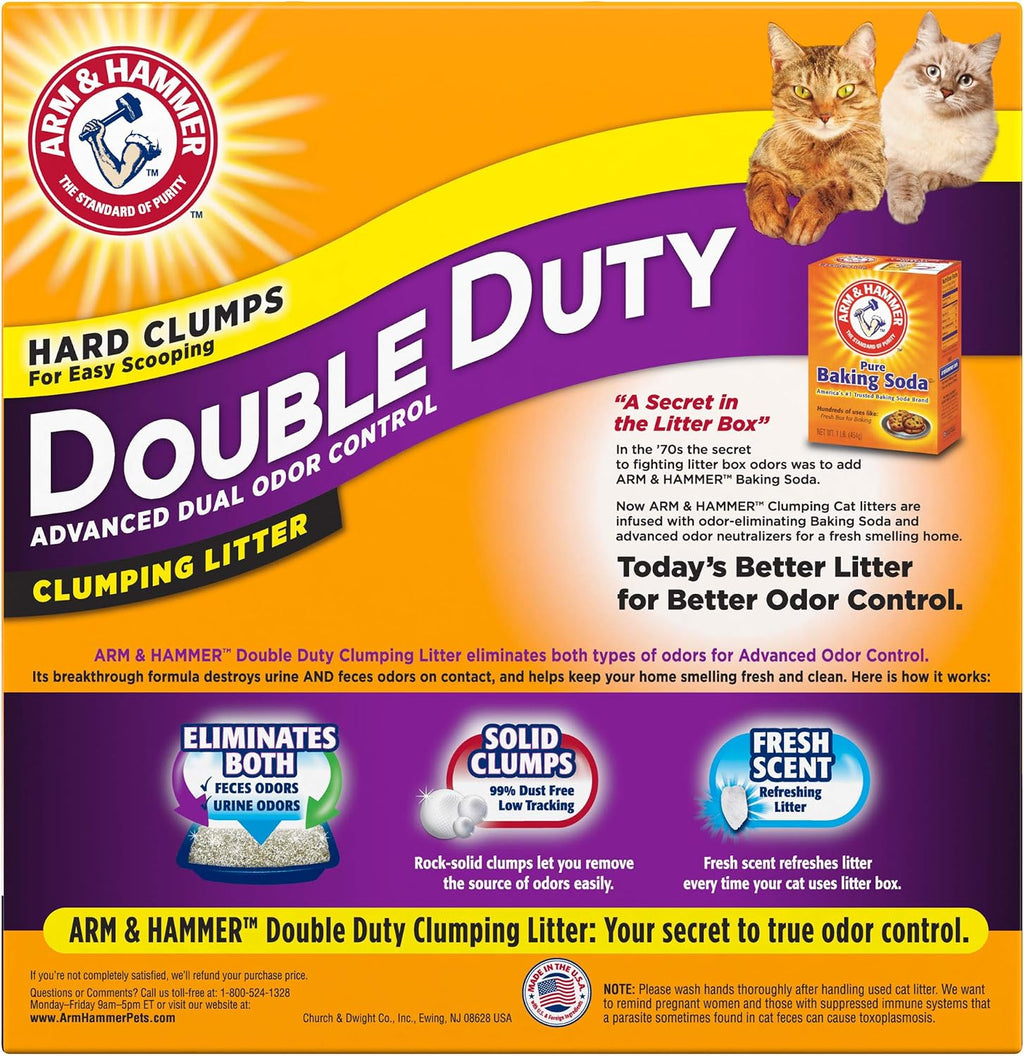 Arm & Hammer Double Duty Litter, 14 Lbs (Packaging May Vary)