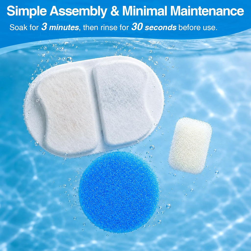 MISFANS Ceramic Dog Water Fountain Filters, 36-Piece Replacement Set