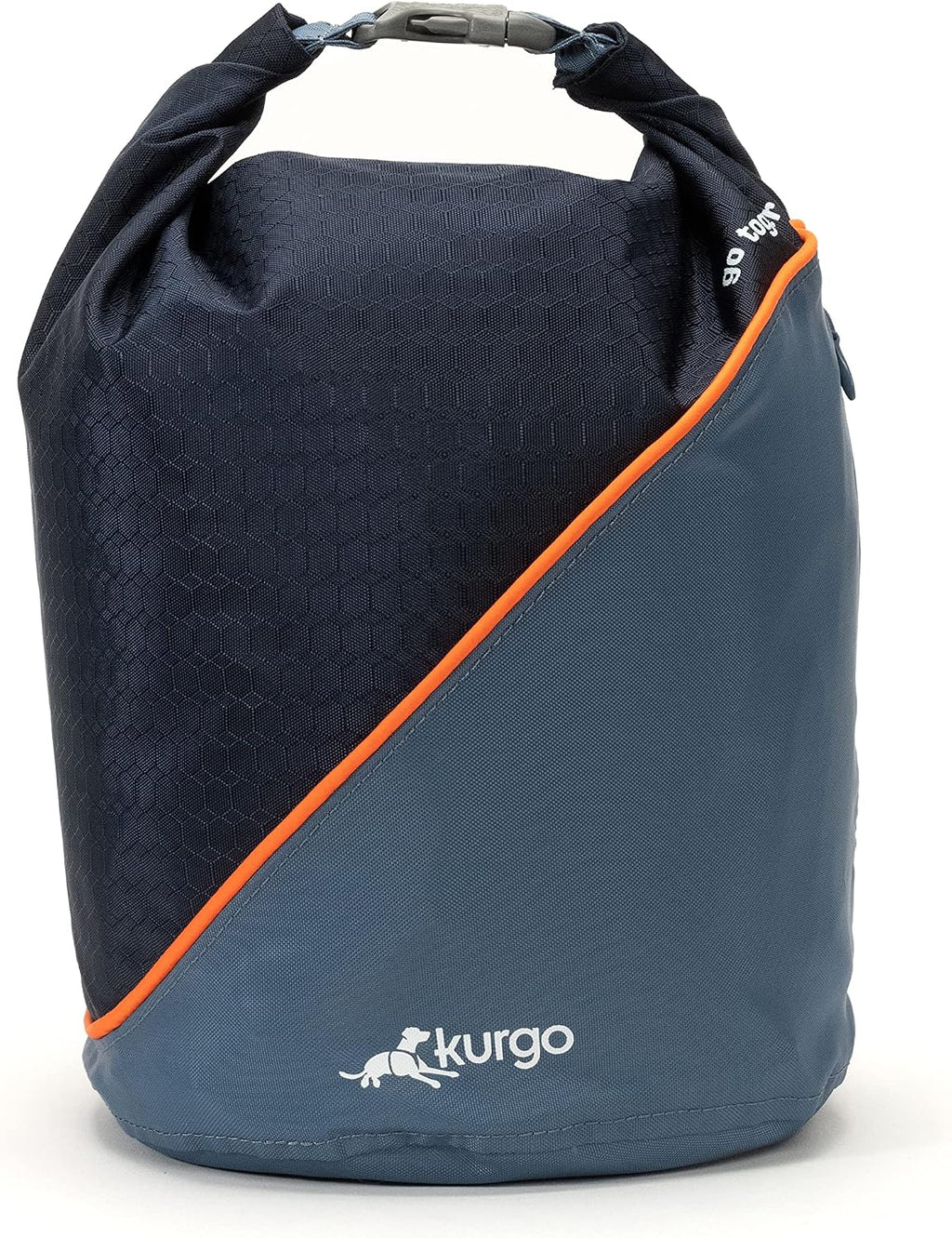 Kurgo Kibble Carrier Portable Dog Food Travel Container, Navy Blue