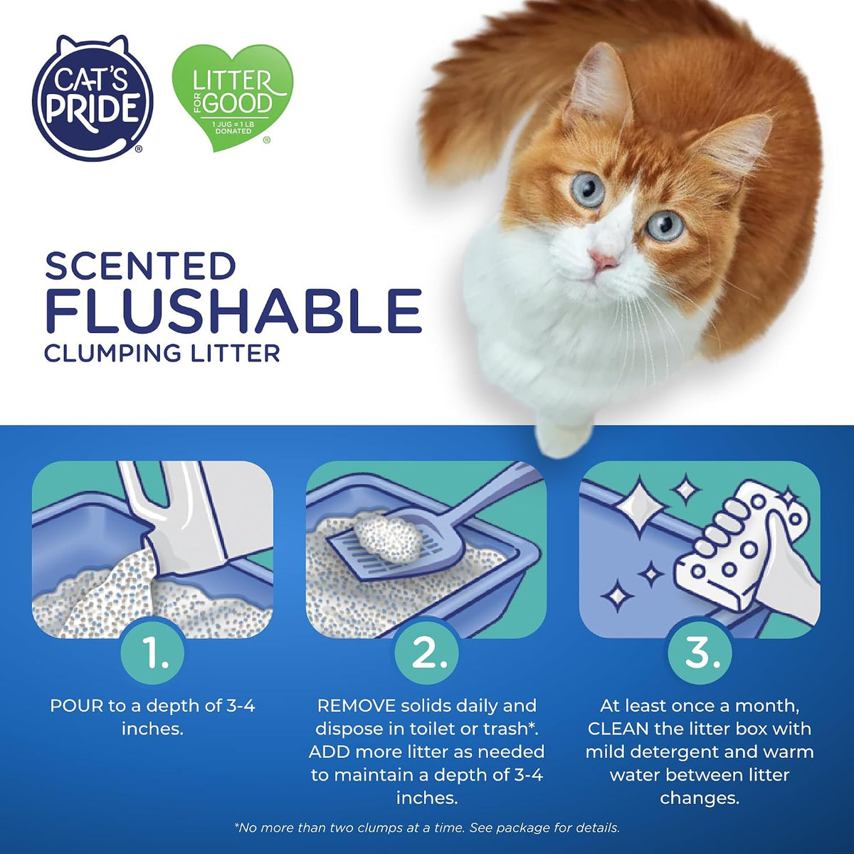 Cat's Pride Flushable Lightweight Scented Clumping Litter 10lb