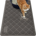 GORILLA GRIP Cat Litter Mat, Coiled Mesh Trapping Mats, 35x23 Charcoal