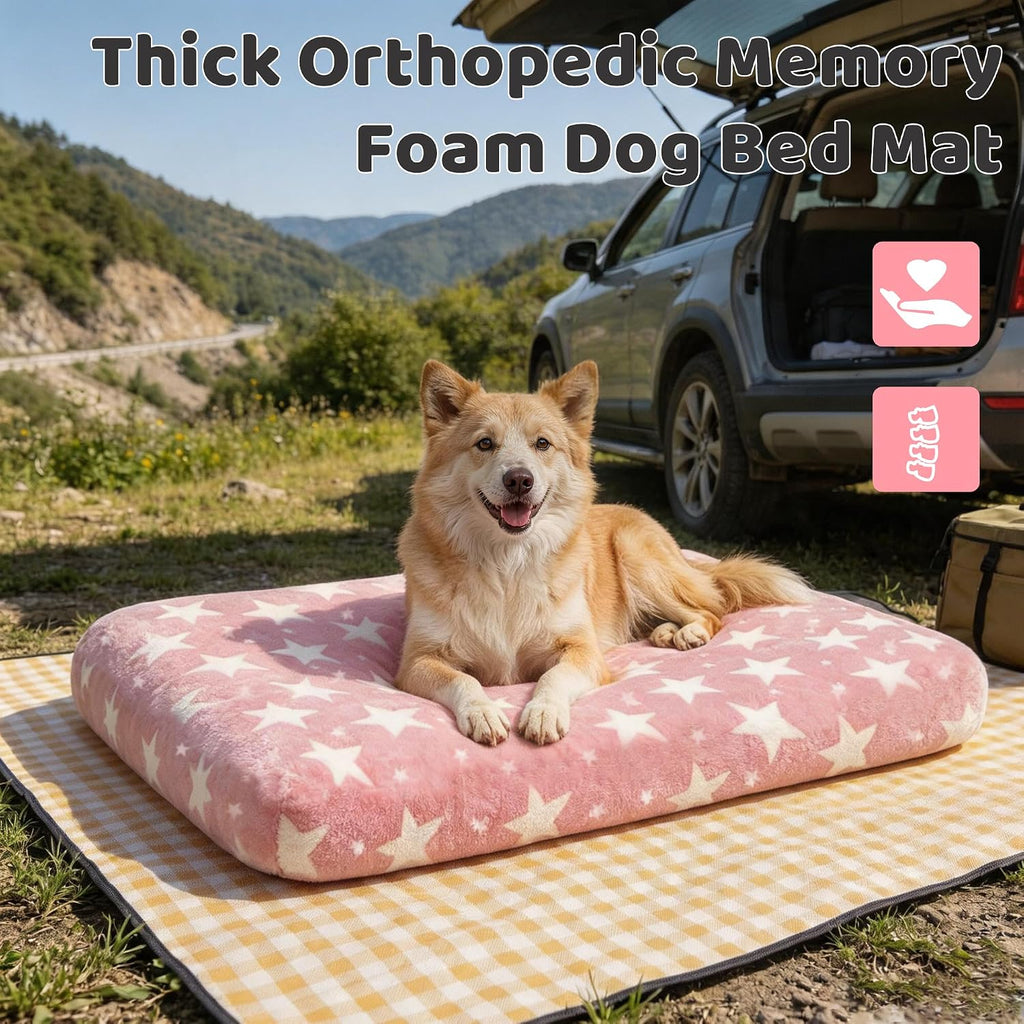 Orthopedic Dog Bed for Large Dogs with Removable Washable Cover