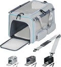 Cat Carrier for Pets up to 15 lbs, Soft-Sided Collapsible Pet Carrier