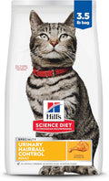 Hill's Science Diet Adult Urinary & Hairball Control Dry Cat Food