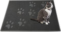 Andalus Large Cat Litter Mat, Pack of 1 - Waterproof, Non-Slip & Easy to Clean Cat Litter Box Mat for Extra Efficient Pet Litter-Trapping, Grey (30” X 18”)
