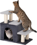 Aechonow 3-in-1 Pet Stairs for Cats, Dog Steps for Small Doggie Rabbits
