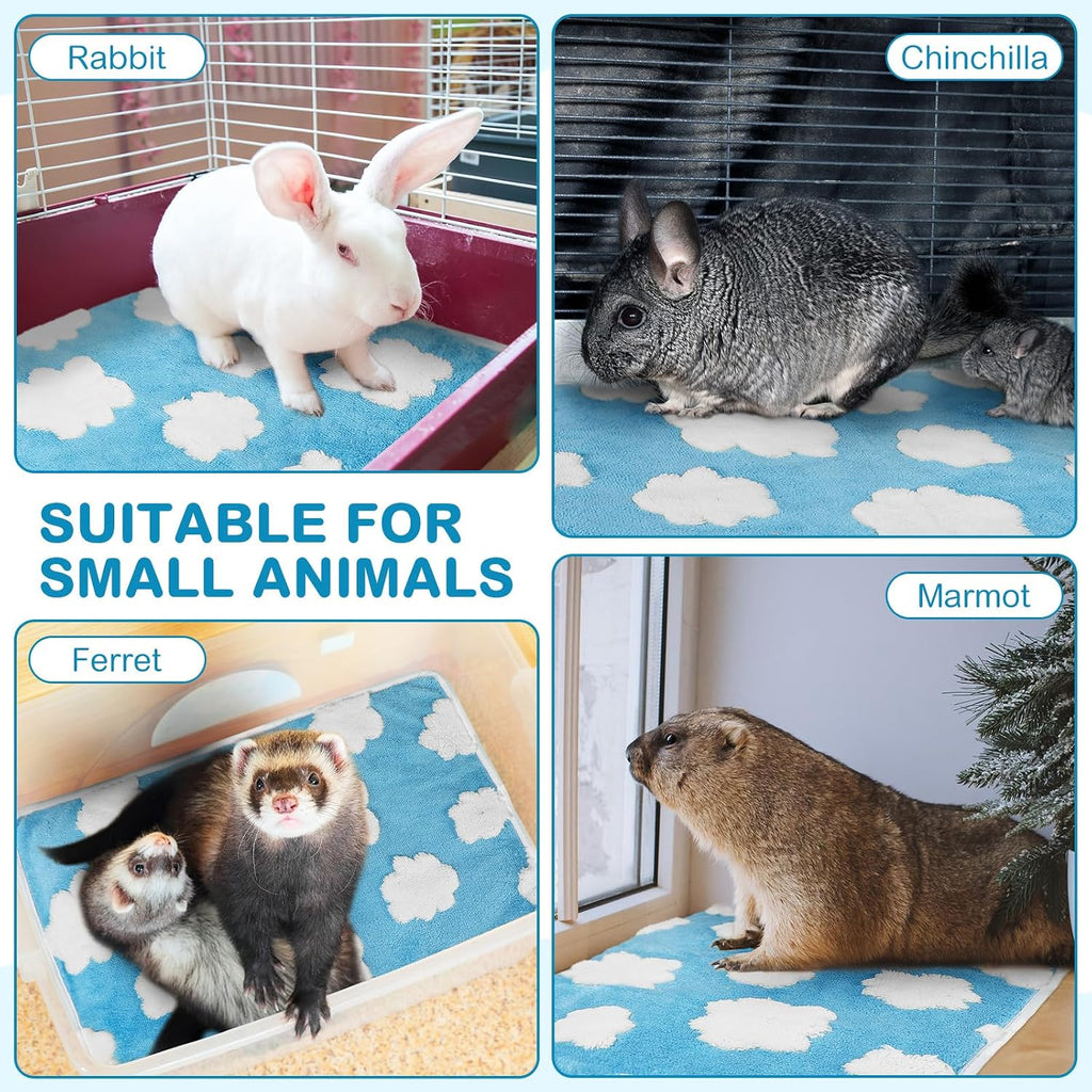 4 Pack Self Heating Cat Pad Self Warming Dog Mat, Clouds, 16 x 20 Inch