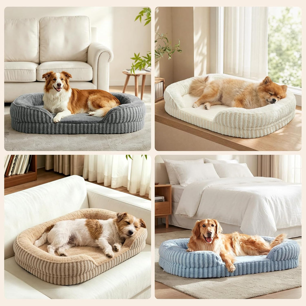 MIXJOY Orthopedic Dog Beds Large Sized Dog,Washable XXL Large Dog Bed,48"