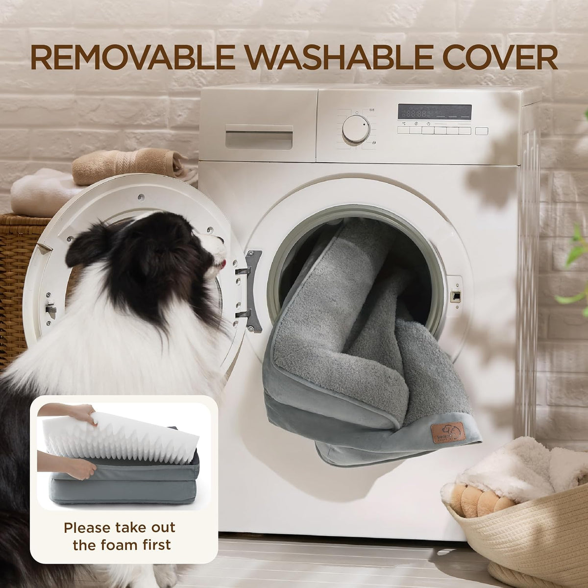 Bedsure Self Warming Orthopedic Dog Beds for Small Dogs Washable Original